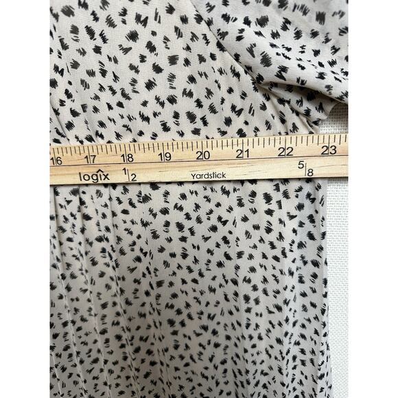 Women’s MIDI Dress Sz M Long Sleeves 100% Polyester Lined Accordion Pleats - Picture 12 of 16